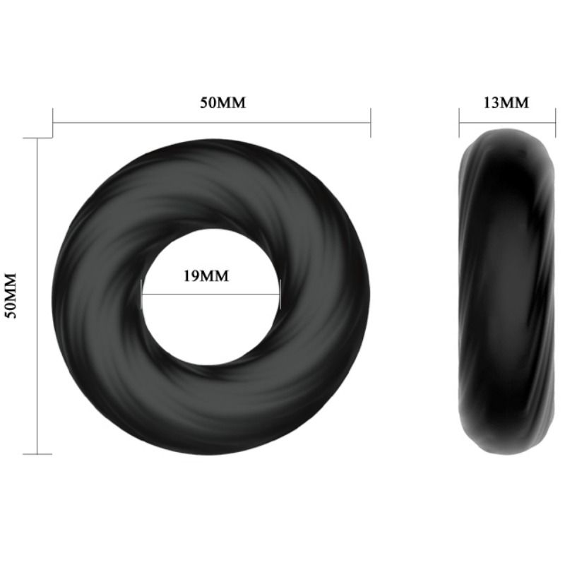 Crazy bull - bague en silicone super doux