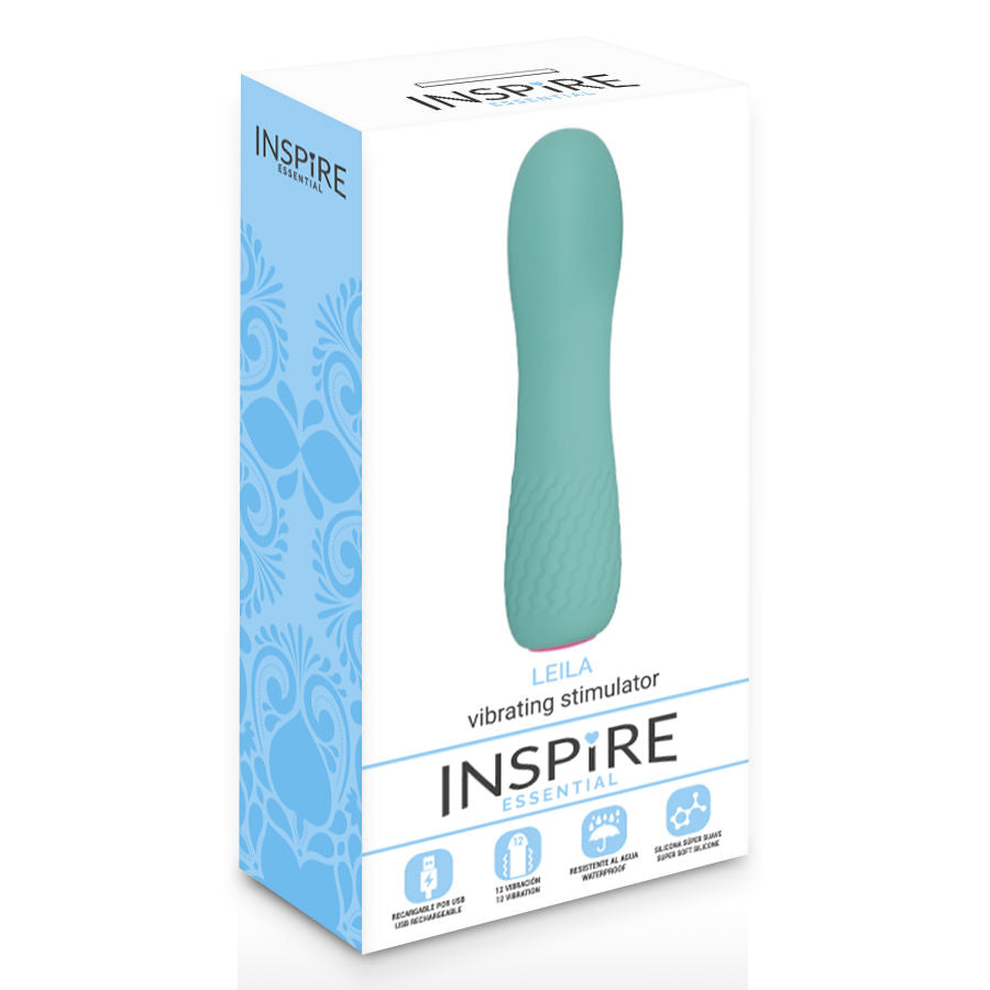 Inspire essential Vibromasseur étanche Leila Turquoise