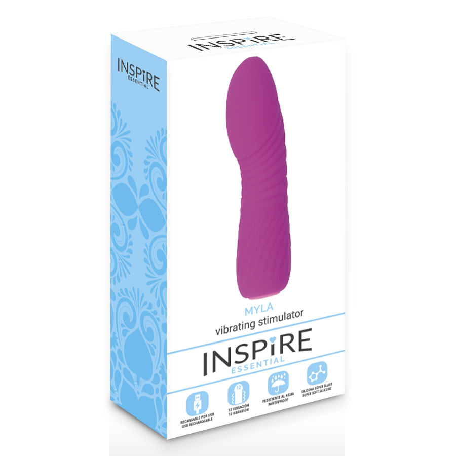 Inspire essential Vibromasseur étanche Myla Pourpre