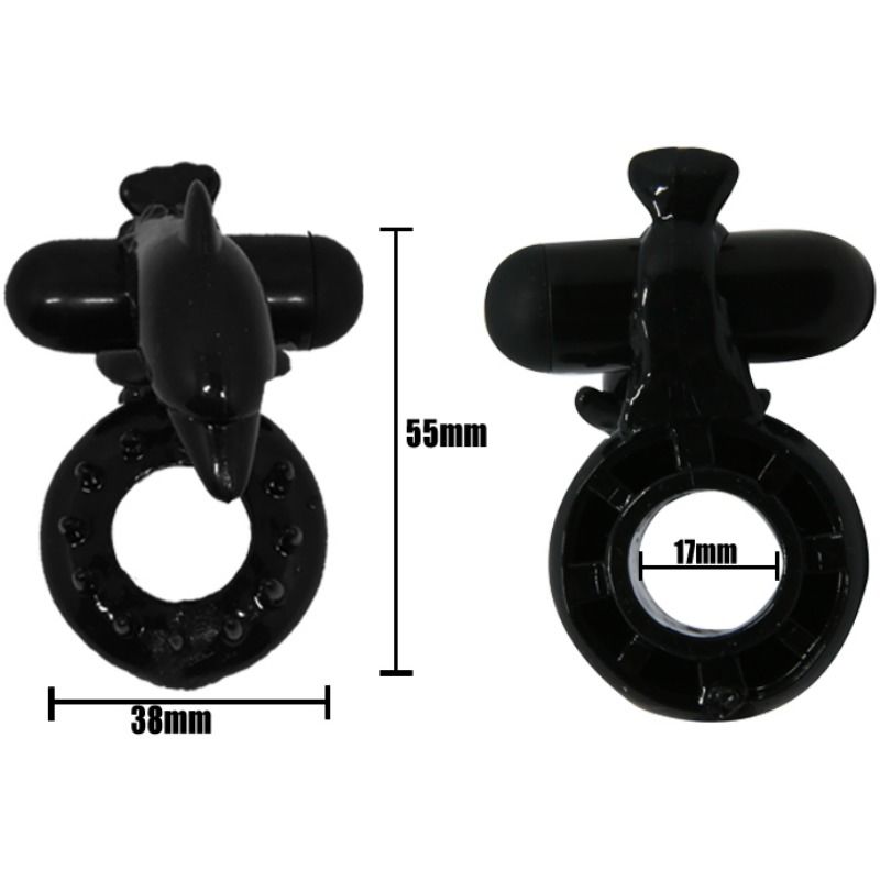 Baile - anneau sweet anneau avec stimulateur de clitoris delfin
