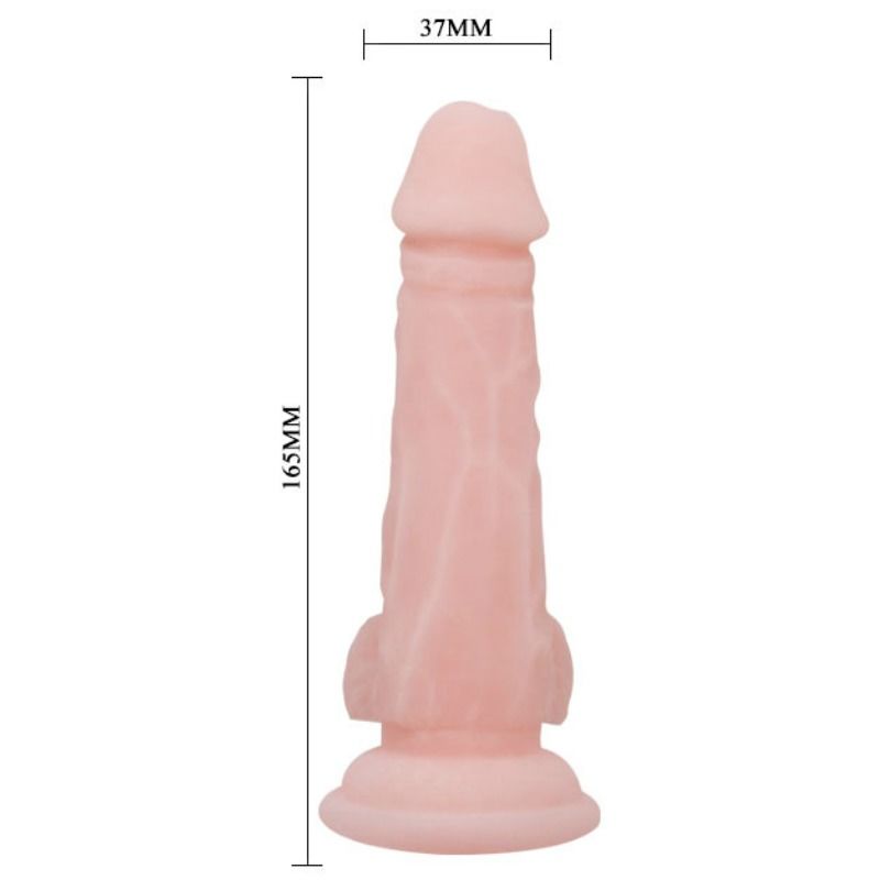 Baile - gode naturel super réaliste 16.5 cm