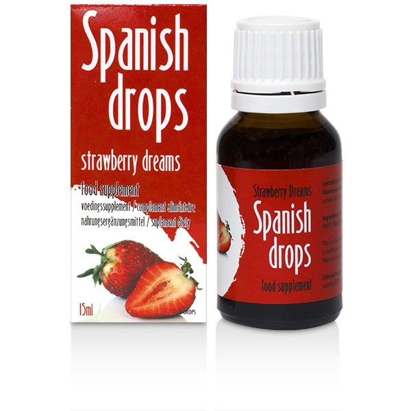 Cobeco Pharma – Complément Alimentaire Spanish Drops Fraise – 15 ml