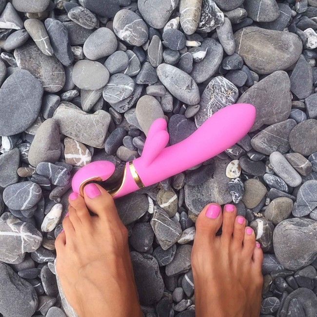 G Vibe Vibromasseur Rabbit Grabbit – Rose