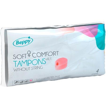 Beppy Éponges Menstruelles Soft + Comfort WET Boîte de 4