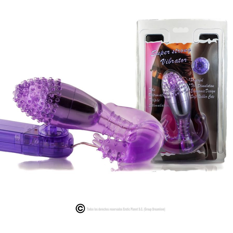 Baile - stimulateur vaginal et anal lilas avec vibration