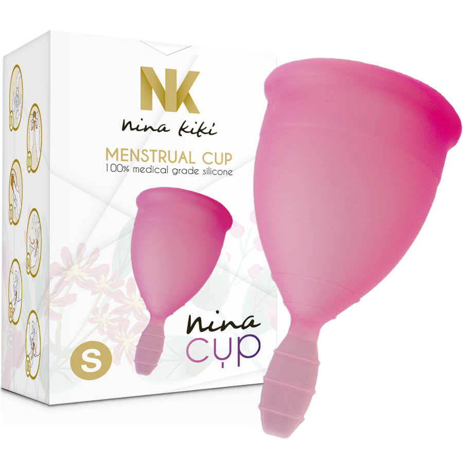 Nina kikí Coupe menstruelle rose Taille S