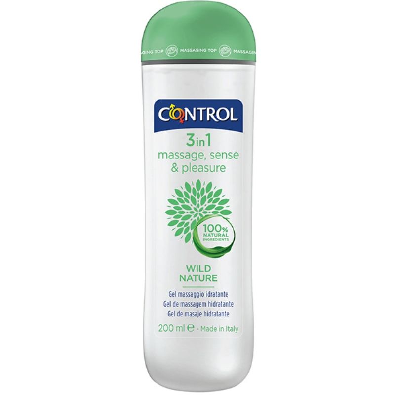 Control – Gel de Massage 3 en 1 Nature Sauvage – 200 ml