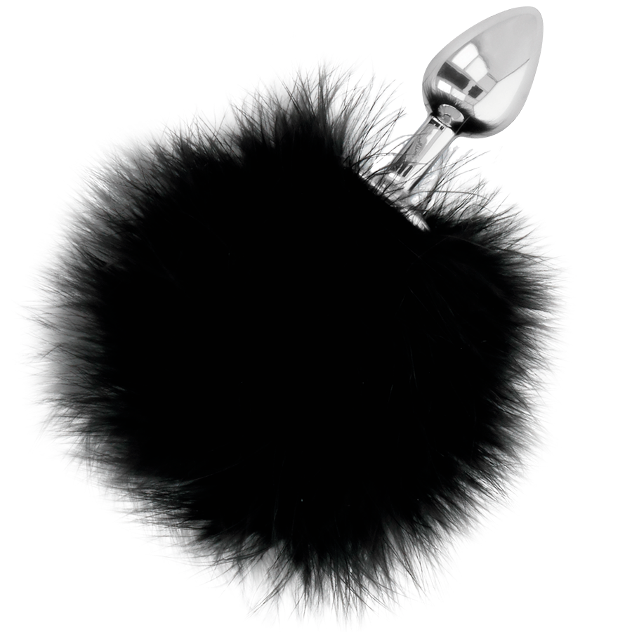 Darkness - Plug à pompom - Noir