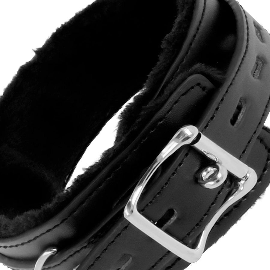 Darkness - collier de posture confortable avec chaîne en cuir