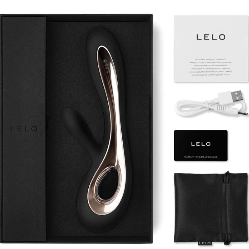 Lelo - vibrateur soraya 2 lapin noir