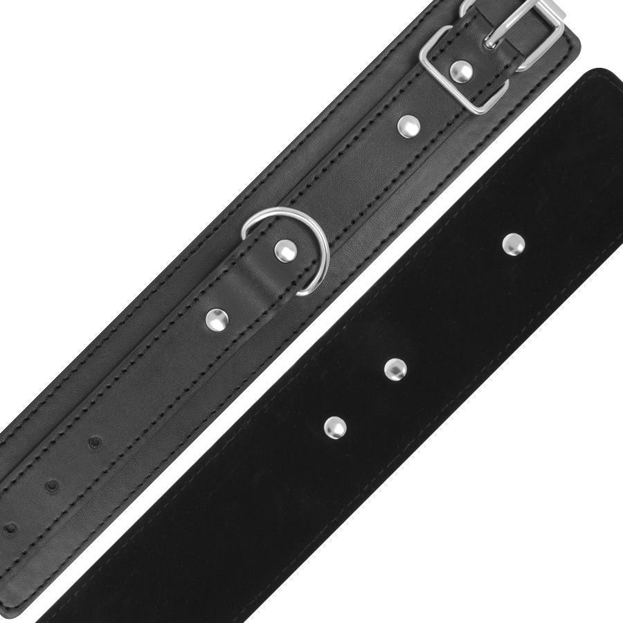 Darkness - menottes réglables noires avec double ruban de renfort