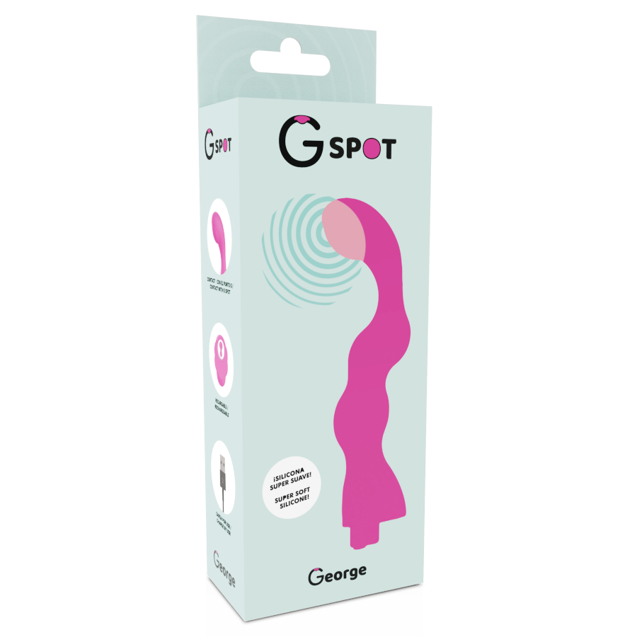 G-spot - george g-spot vibrateur gomme rose