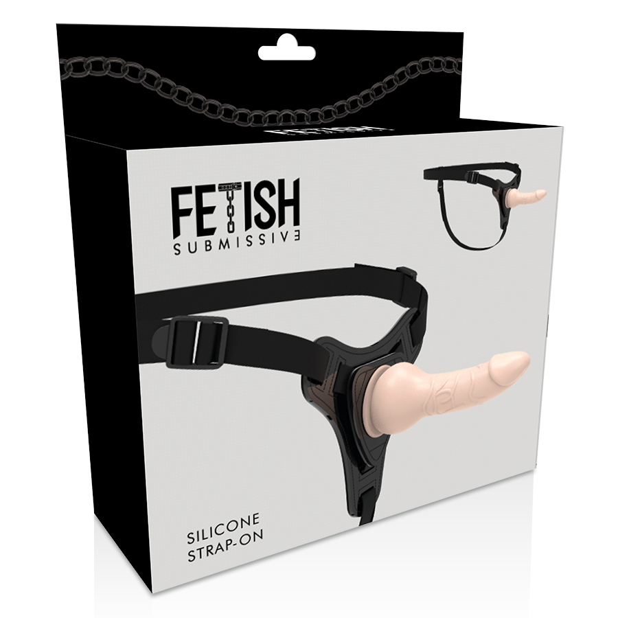 Fetish submissive harness - silicone chair réaliste 16cm