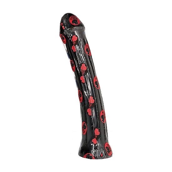 All black - gode plug 31 cm