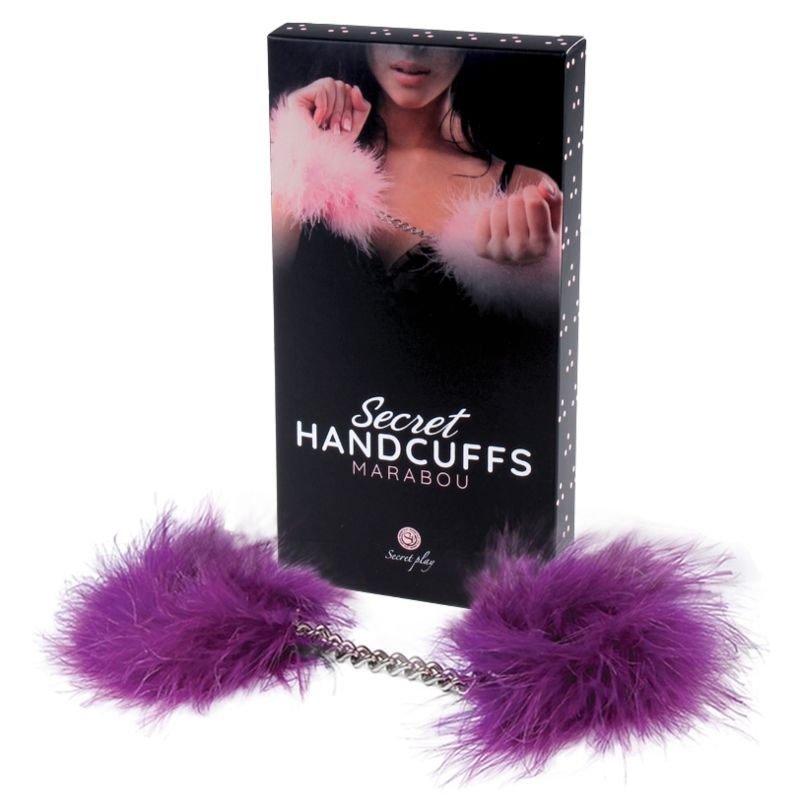 Secretplay - menottes marabou violet
