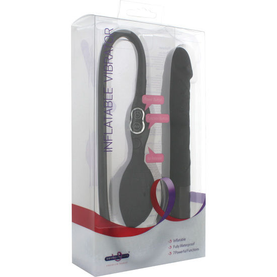 Seven creations - vibrateur gonflable noir