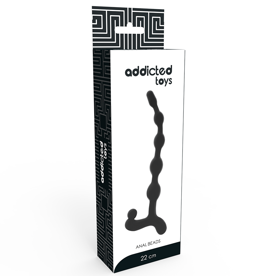 Addicted toys - balles anal 22 cm noir