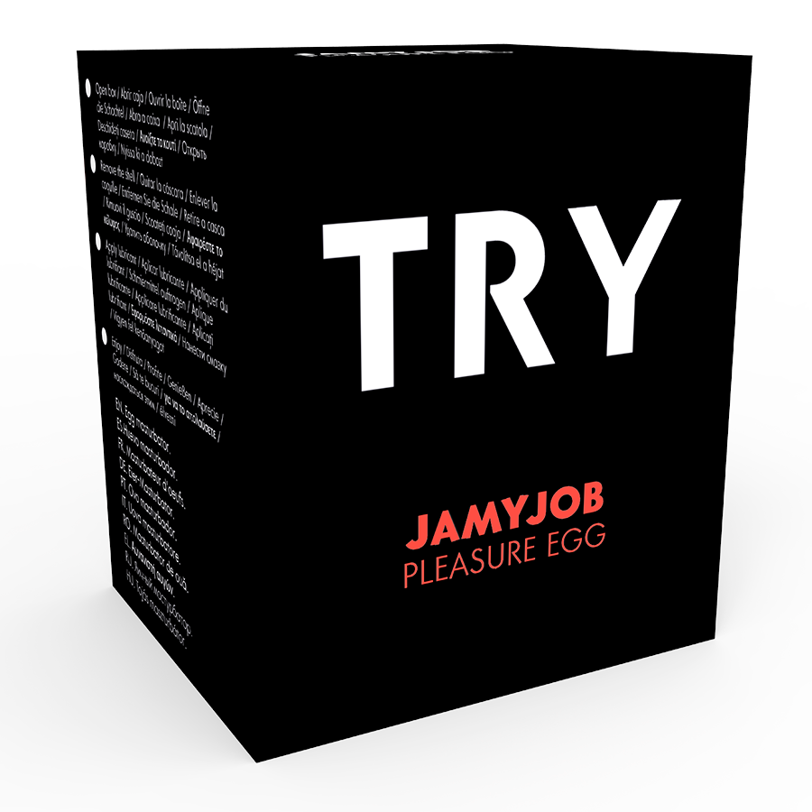 Jamyjob - masturbateur egg noir version discrett
