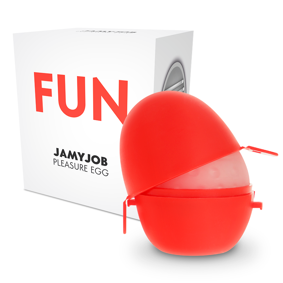 JAMYJOB - EGG MASTURBATEUR ROUGE EDITION DISCRETT