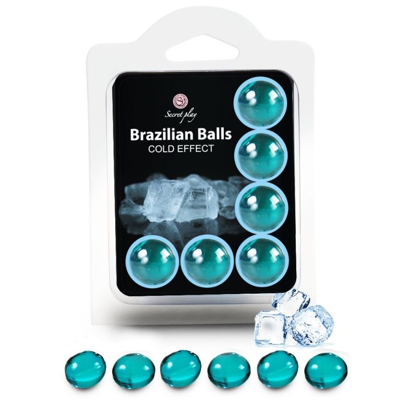 Secretplay - set 6 balles brésiliennes effet froid