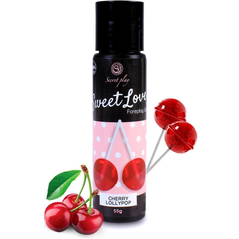 Secretplay - gel sucette cerise amour doux 60 ml