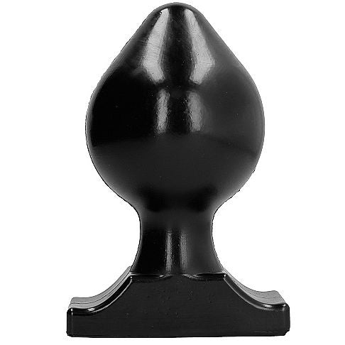 All Black – Plug anal XXL en forme conique – 22,5 cm