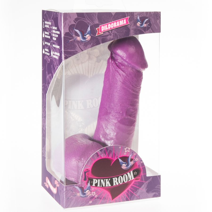 Pink room - gode réaliste nao violet 16 cm