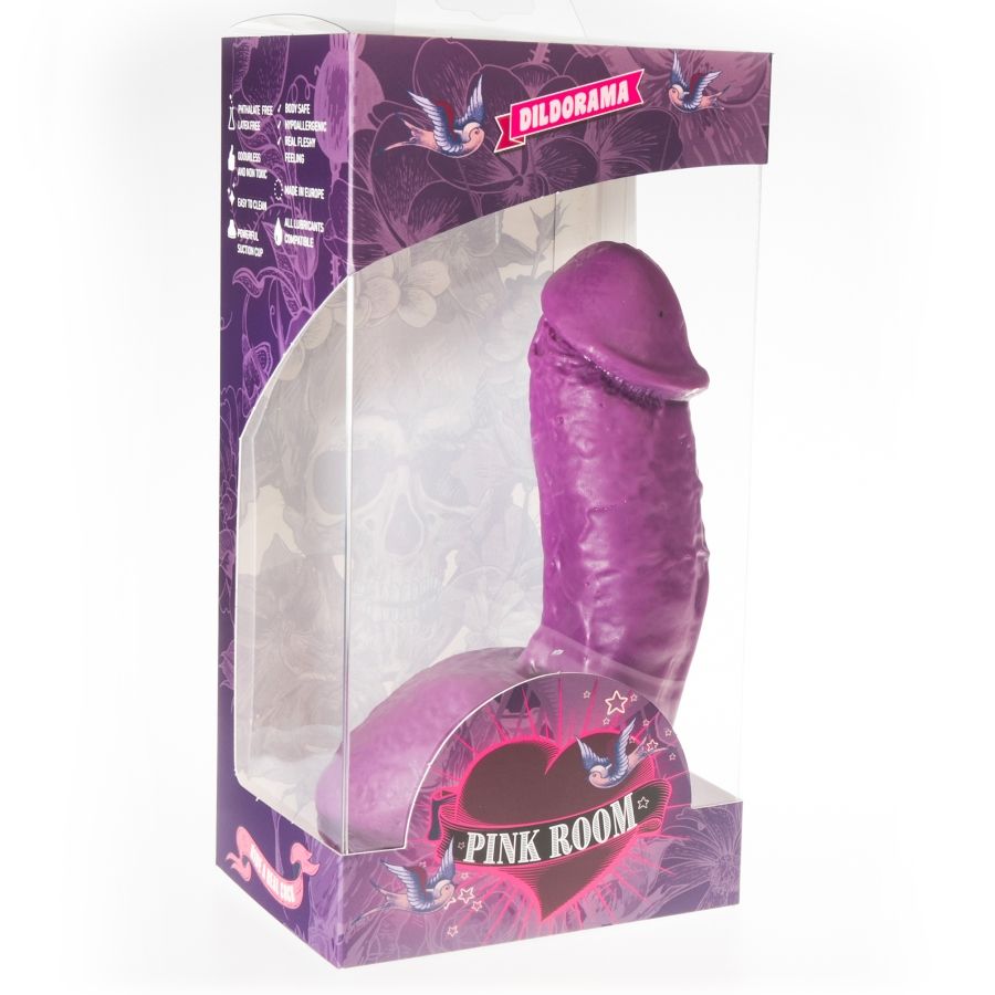 Pink room - elian gode réaliste violet 17,5 cm