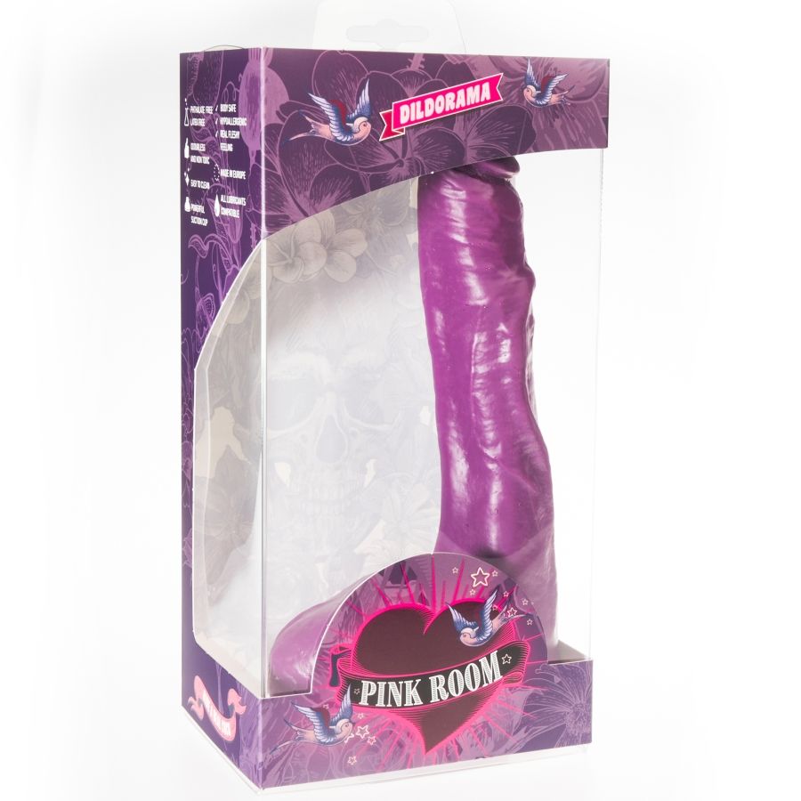 Pink room - nilo gode réaliste violet 23 cm