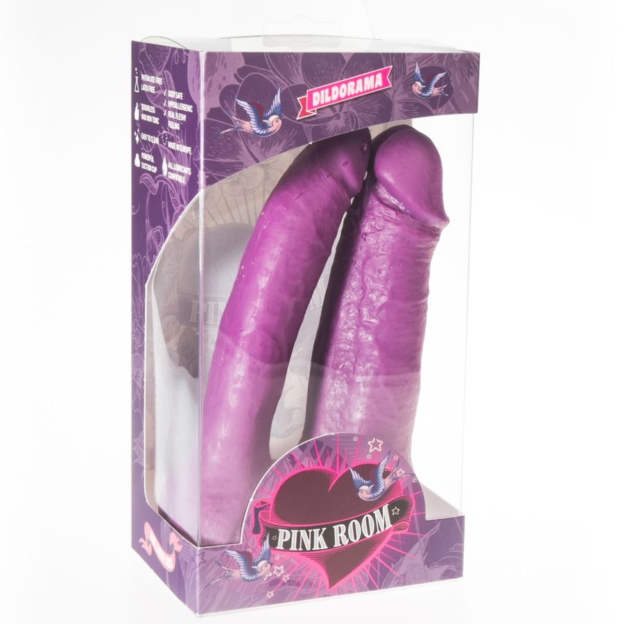 Pink room - arthus gode réaliste violet 17cm/15.5cm