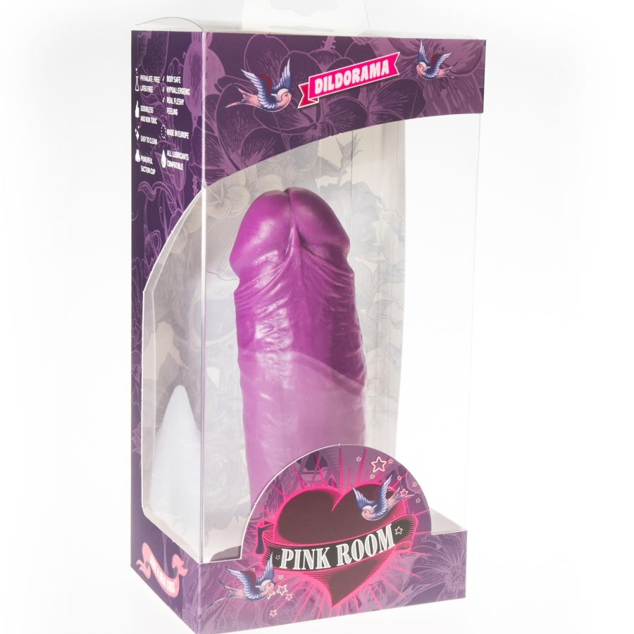 Pink room - dael gode réaliste violet 18,5 cm