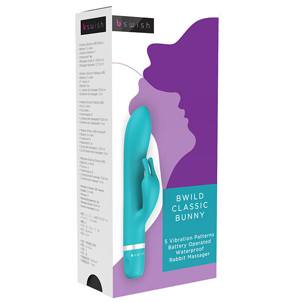 B Swish – Vibromasseur Rabbit Bwild Classic Bunny – Bleu