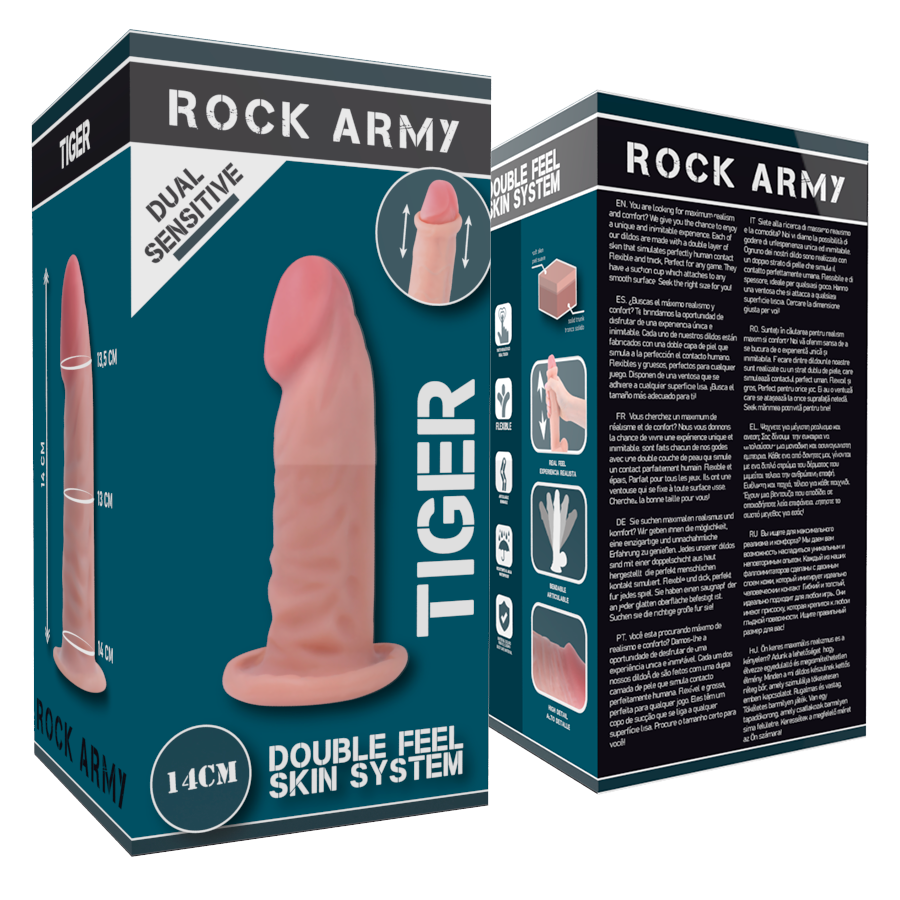 Rockarmy - double densité tigre 14 cm -o- 4.46 cm