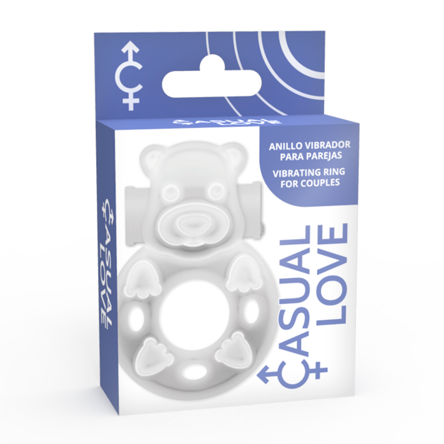 Casual love - 26 anneau de vibrateur transparent bunny