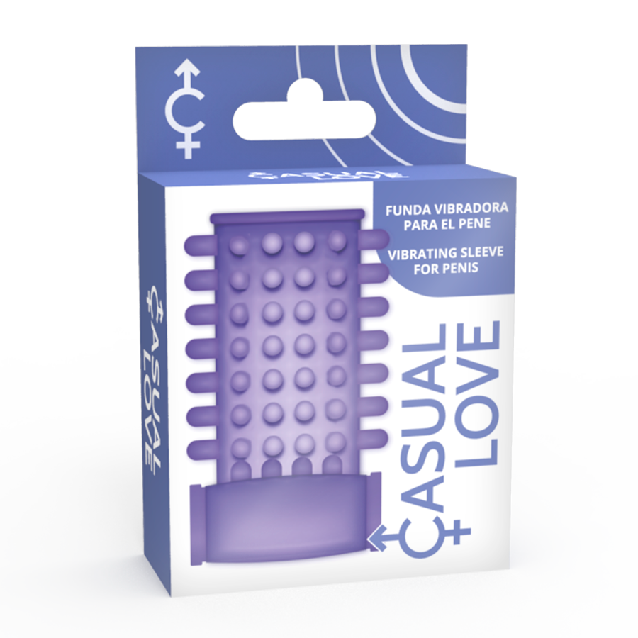 Casual love - couvercle de pénis de vibrateur lilas