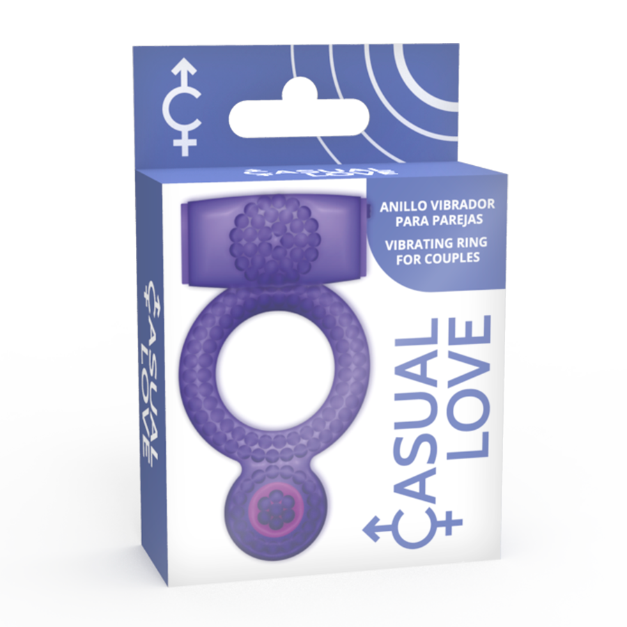 Anneau Vibrant Casual Love Double Plaisir Lilas