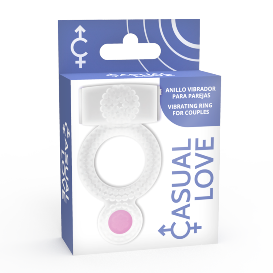 Casual love - bague transparente double plaisir