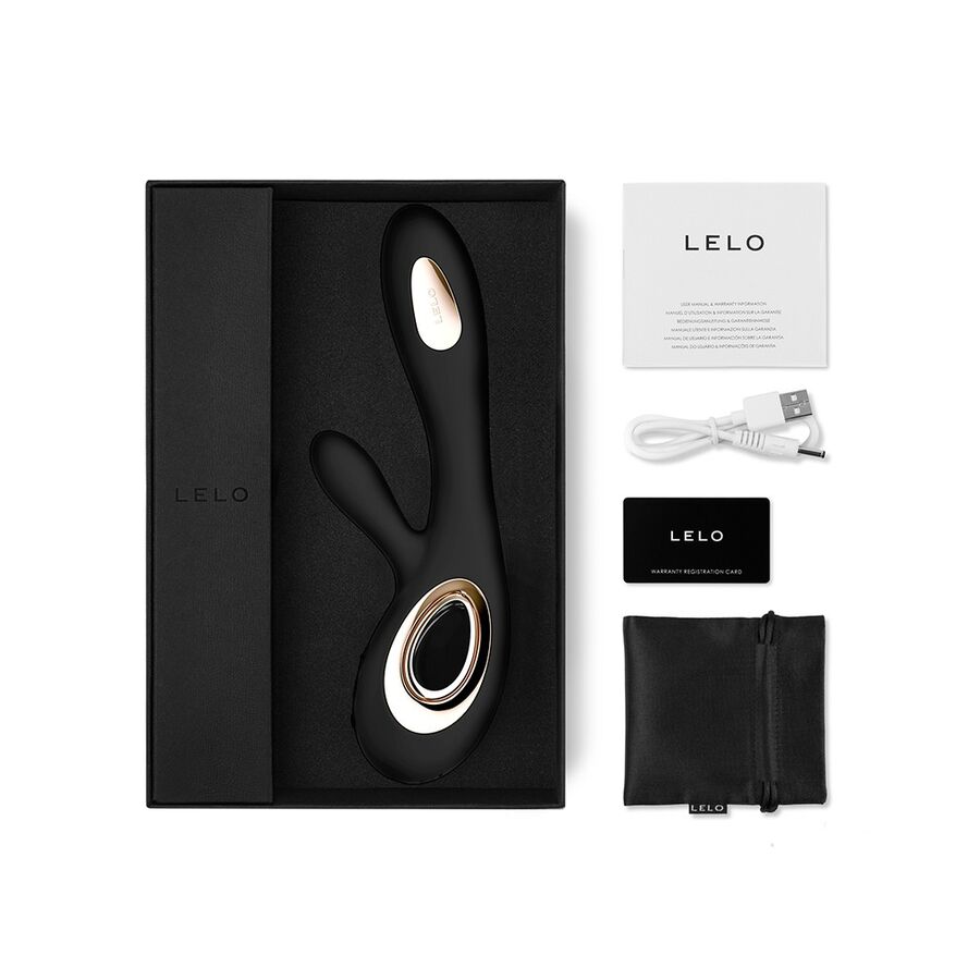 Lelo - soraya wave vibrateur lapin noir