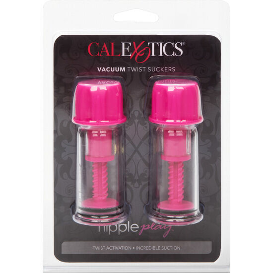 Calexotics – Ventouses à Tétons avec Mécanisme Twist-Vide - Rose