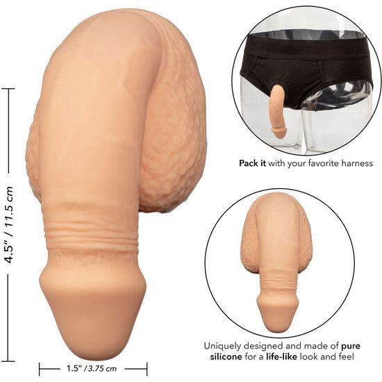 Calexotics - emballage silicone pénis 12.75 cm chair