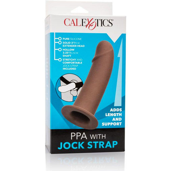 CALEXOTICS - PPA AVEC JOCK STRAP MARRON