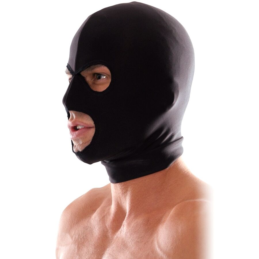 Fetish & Fashion Cagoule en Élasthanne avec Ouverture Bouche et Yeux