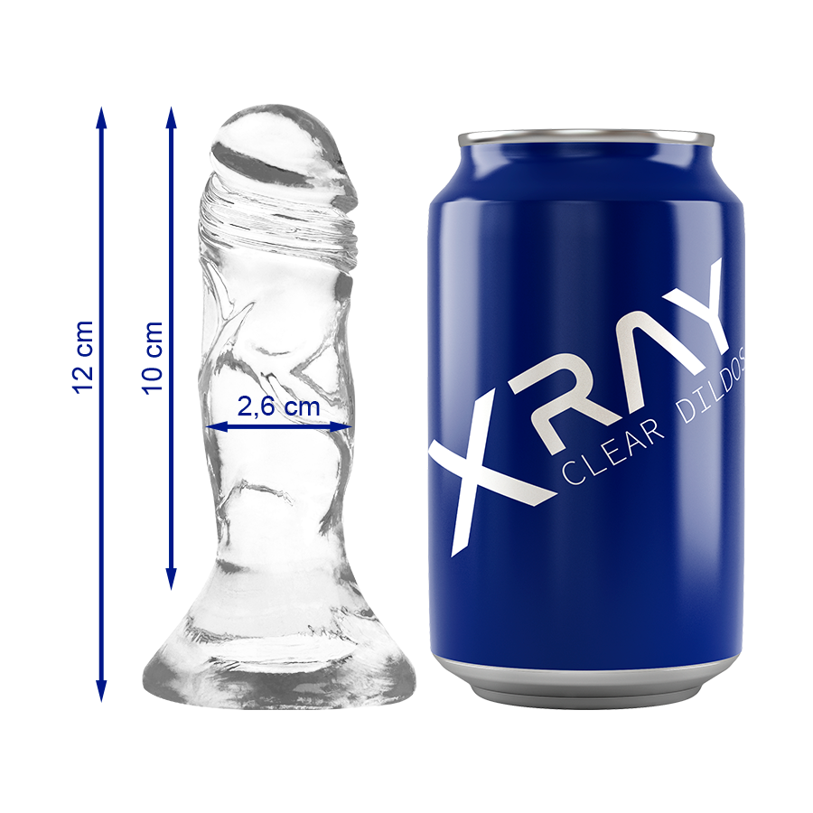 Gode Réaliste X Ray Clear Transparent 12 cm - X Ray