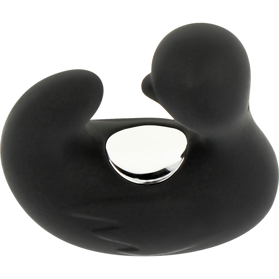 BLACK&SILVER - DÉ À DÉS À CANARD RECHARGEABLE EN SILICONE STIMULANT DUCKYMANIA