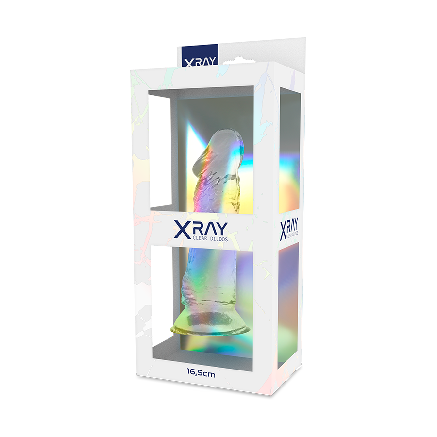Gode Réaliste X Ray Clear Transparent 16,5cm - XRay