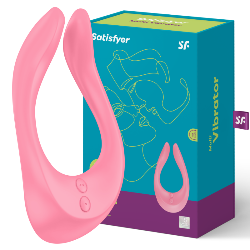 Satisfyer - Vibromasseur Multifonction Multifun 2 - Rose
