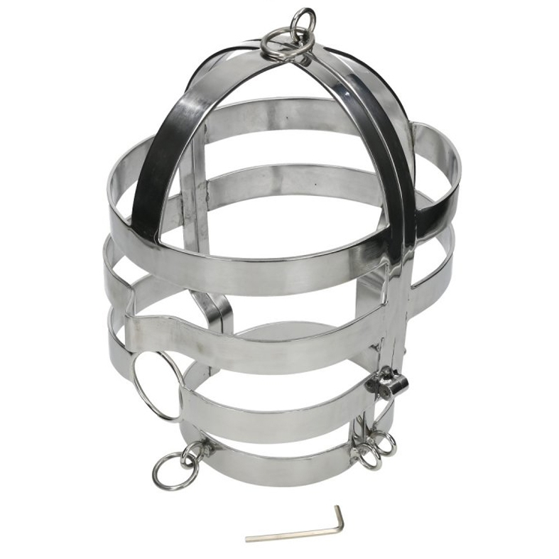 Metal hard - masque avec collier en acier