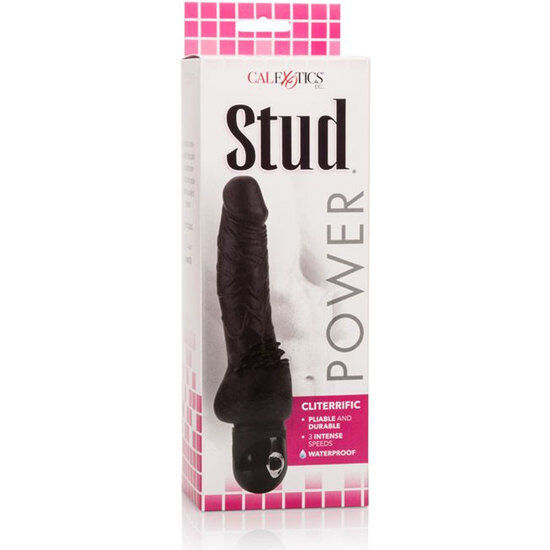 Calexotics - vibrateur noir power stud cliterrific