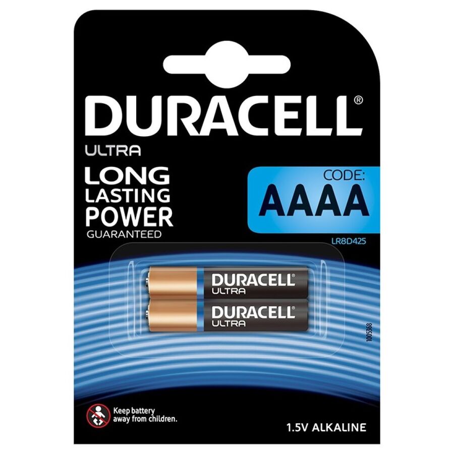 DURACELL - BATTERIE ULTRA POWER ALCALINA AAAA MX2500 1,5V 2 UNITÉS