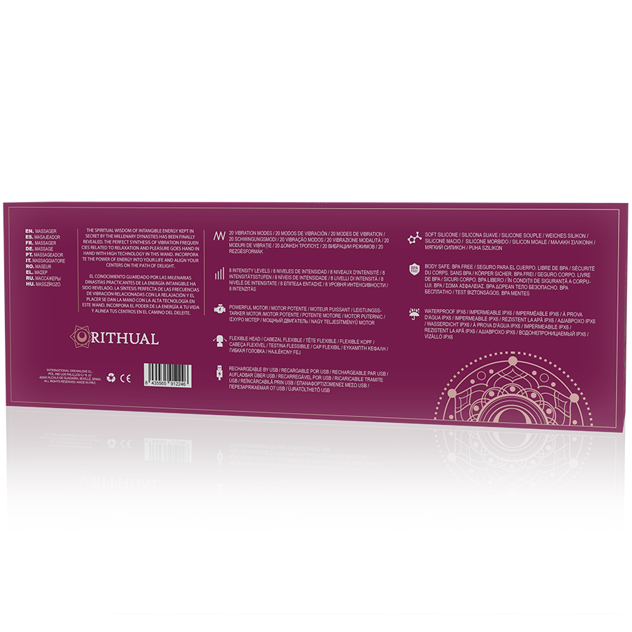 Rithual - baguette akasha puissante rechargeable 2.0 orchidée